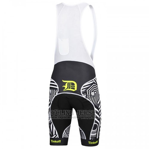 2016 Cycling Jersey Tinkoff Gray Short Sleeve and Bib Short